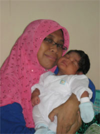 zulaitah n baby